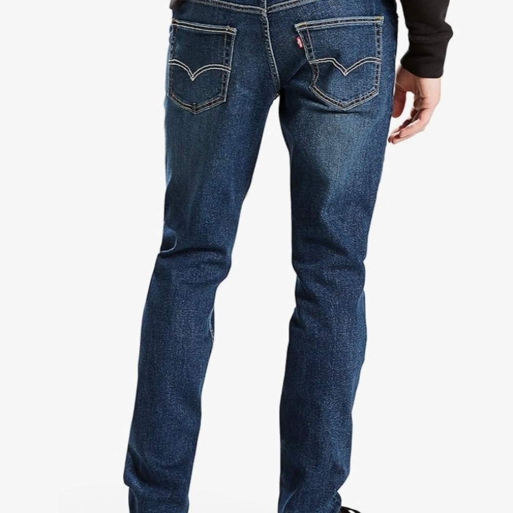 Levi's Men's Dark Blue Slim Jeans - Picture 2 of 7